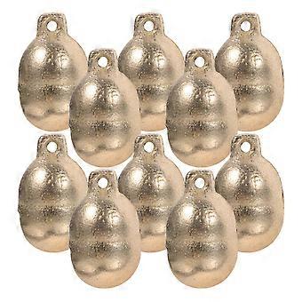 Pet Collar Bells Golden Copper for Decoration 40Pcs Dog Collar Accessories