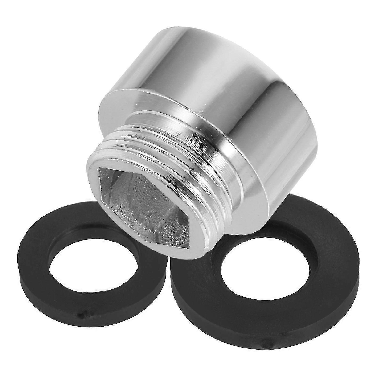Shower Hose Connector Metal Adapter compatible with Connection 5Pcs Durable Silver Fitting