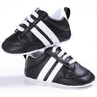 Born Babyschuhe für Jungen ab 1 Jahr, gestreift, lässig, aus PU-Leder, weiche Sohle, ideal für Kleinkinder und Mädchen, Lauflernschuhe