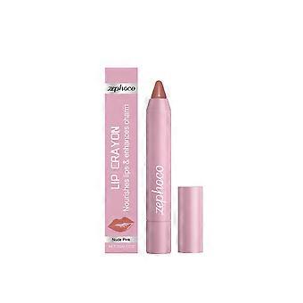 Long-Lasting Matte Velvet Lip Gloss Pen  Nude Pink, Lightweight Hydrating Satin Finish, Smudge-Resistant