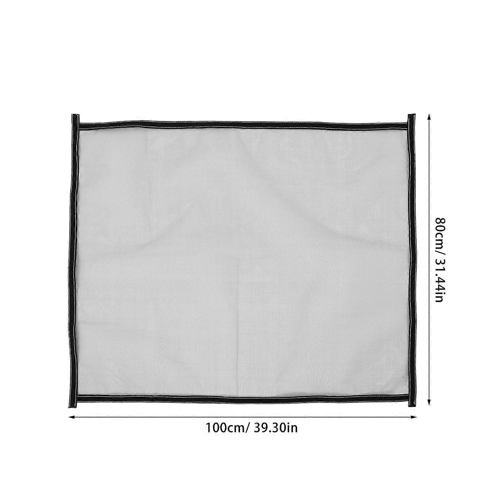 Self Adhesive Pet Proof Window Screen Adjustable Net Black