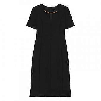 Boss Womens/Ladies Damaisa Knee Length V Neck Short-Sleeved Dress