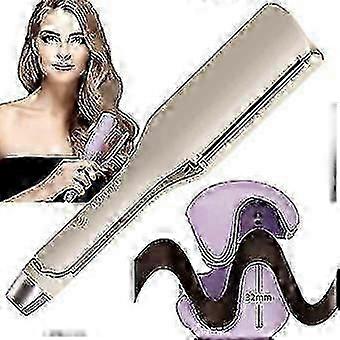 Ferro arricciacapelli Rommantic French Eggs Roll Ferro arricciacapelli a forma di V in ceramica Big Waves Hair Crimper