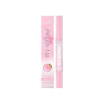 Pfirsichgeschmack Lippenöl feuchtigkeitsspendendes pflegendes Lippenschlosswasser glänzendes weiches süßes Essenz-Lippenöl 3g