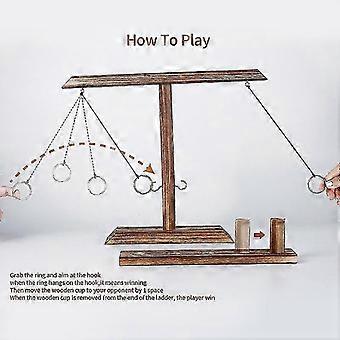 Jogo interativo para adultos com gancho e argolas, ideal para festas e para beber.