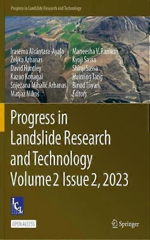 Progress In Landslide Research And Technology Volume 2 Issue 2 2023