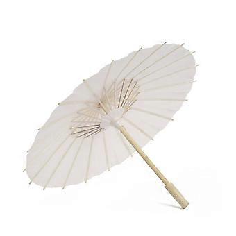Kinesisk vintage papirparaply bryllupsdekor fotoseanse parasoll danseutstyr, 40 cm