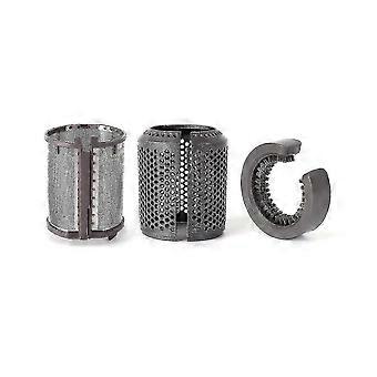 Hair Dryer Inner & Outer Air Filters with Cage for HD01/HD03/HD08 Models, Includes Cleaning Brush IQ