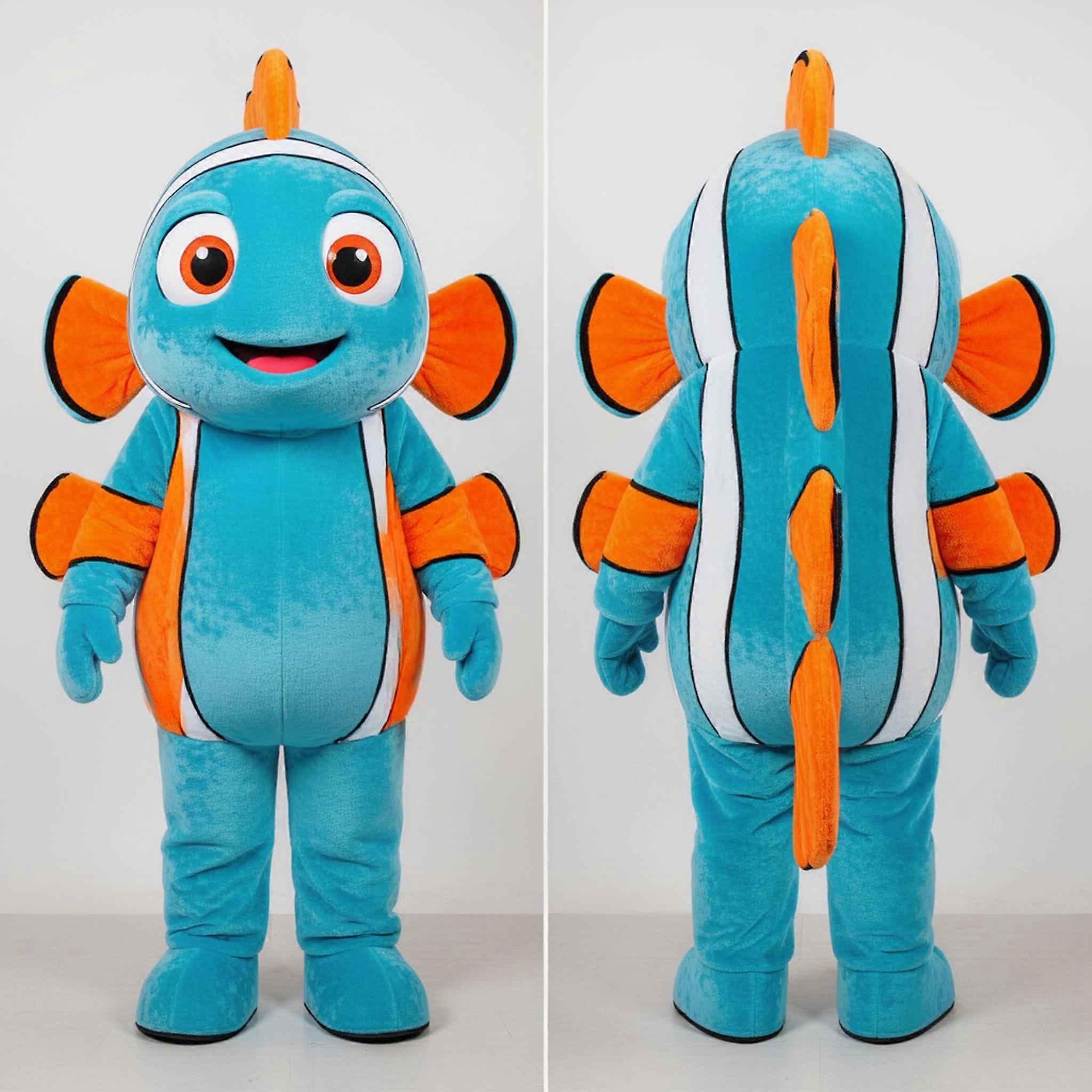 MASTICOT Vibrant Padded Clown Fish Mascot