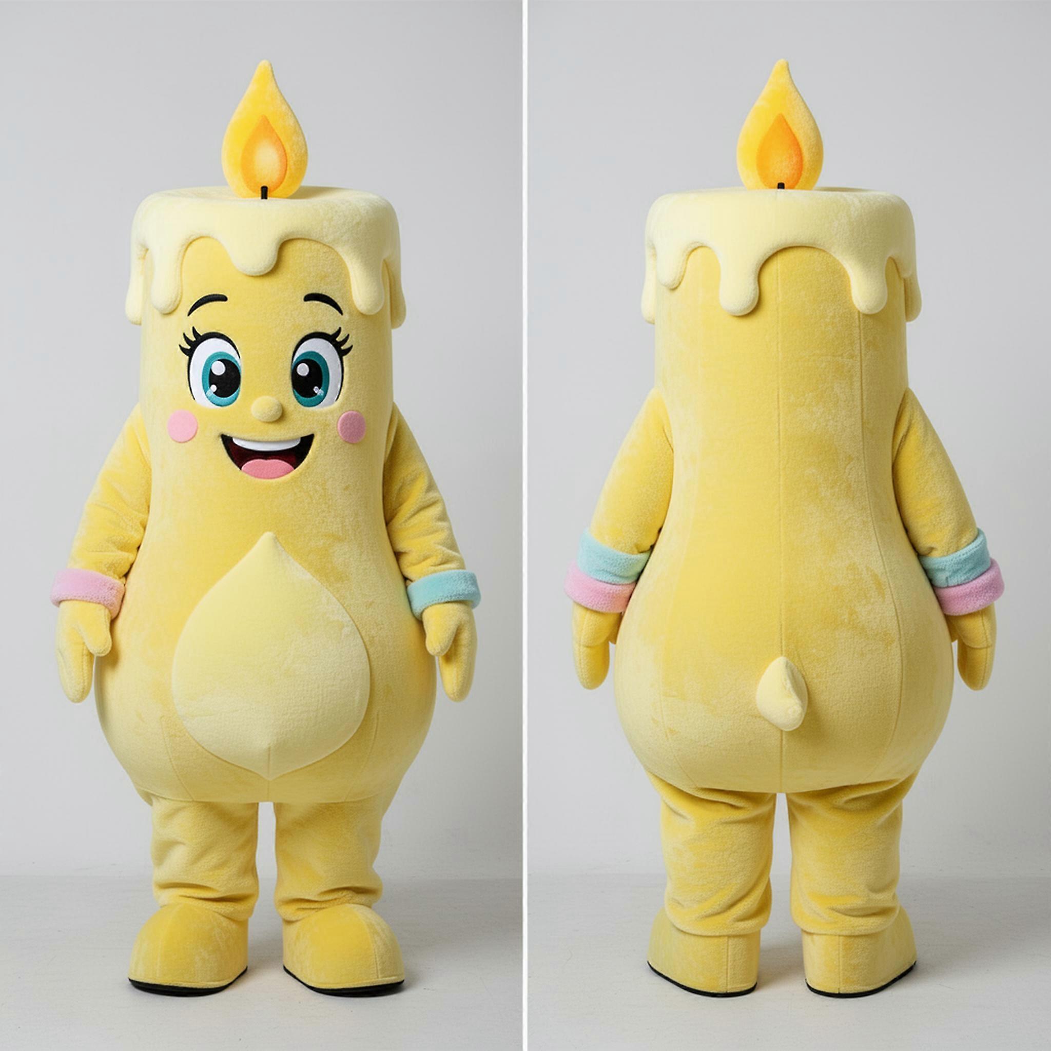 MASTICOT Lemon Yellow Smiling Scented Candle Mascot