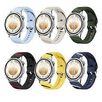 Strukturiertes Silikon-Uhrenarmband 22 mm