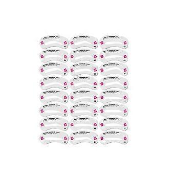 2pcs Eyebrow Stencil & Stamp Kit, Hairline Shaping Tool, Natural Lazy-Friendly Quick Eyebrow Makeup Accessory