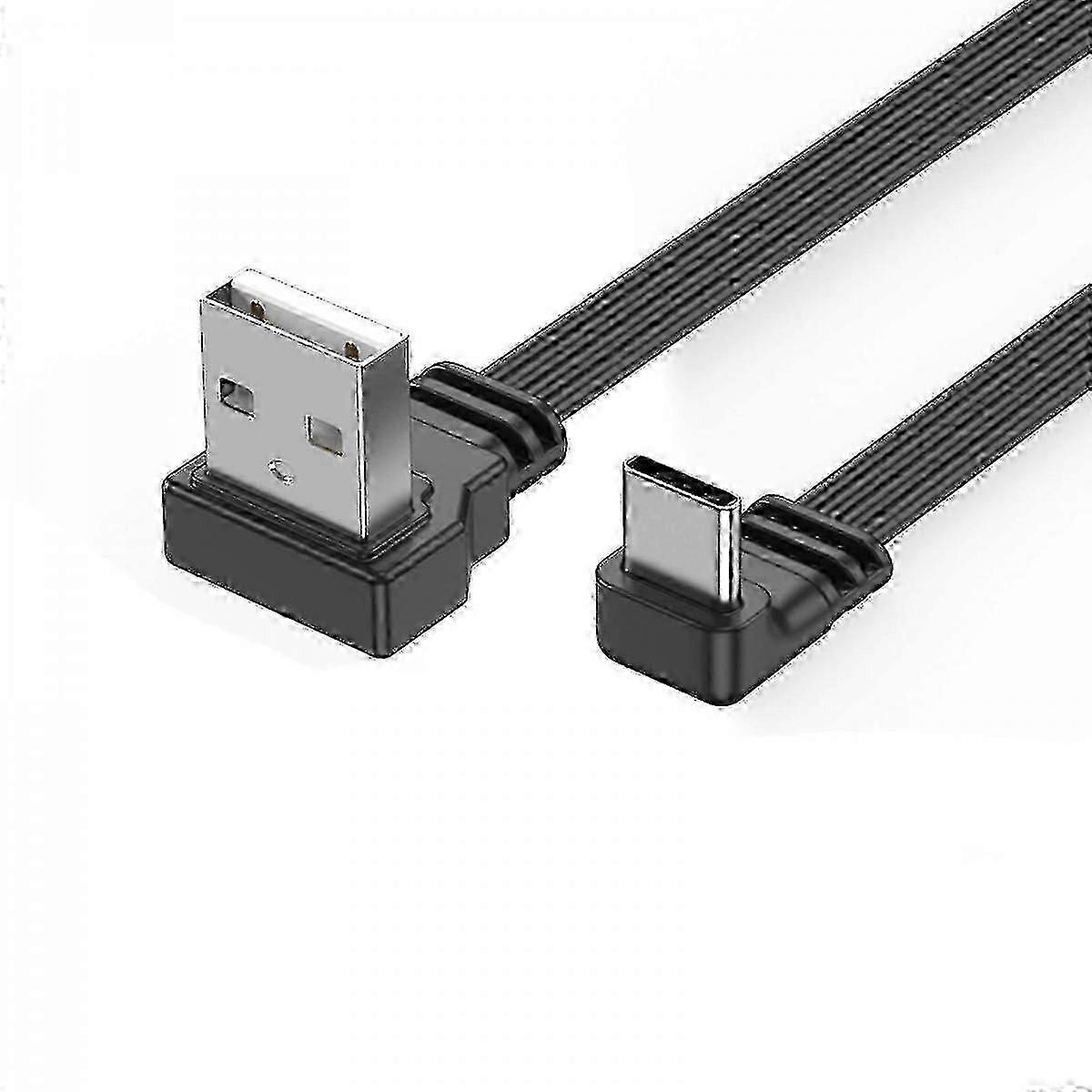 Reinforced Flat USB-C Charging Cable
