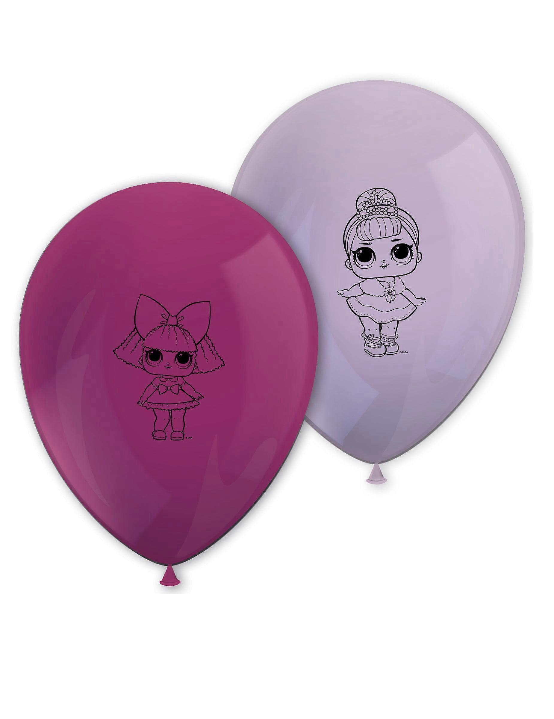 8 LOL Surprise latex balloons