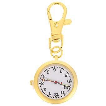 Verpleegstershorloge van legering, creatief zakhorloge voor decoratie met sleutelhangertje.