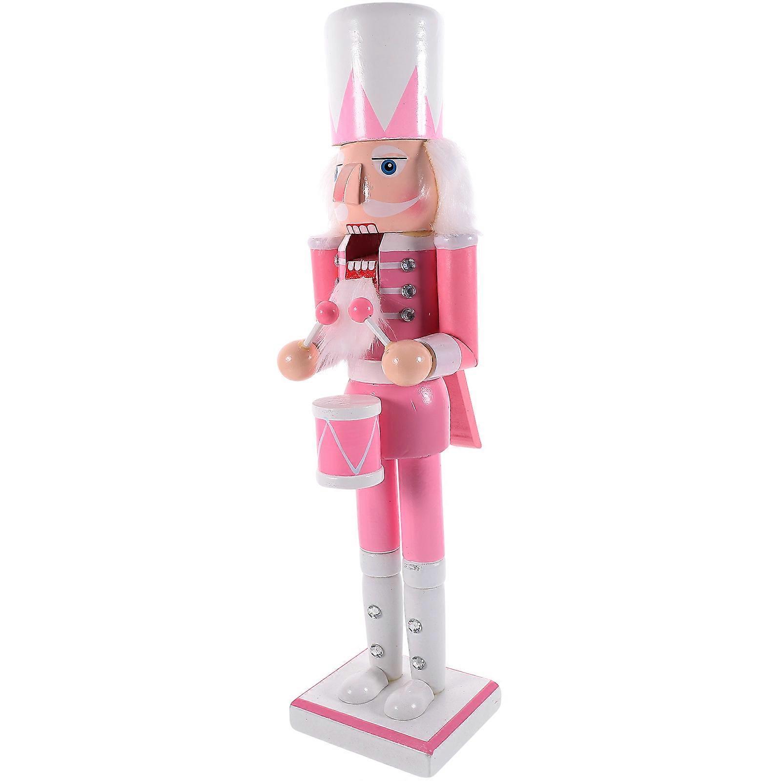 Christmas Nutcracker Soldier Decor for Decoration Wooden Nutcracker Puppet