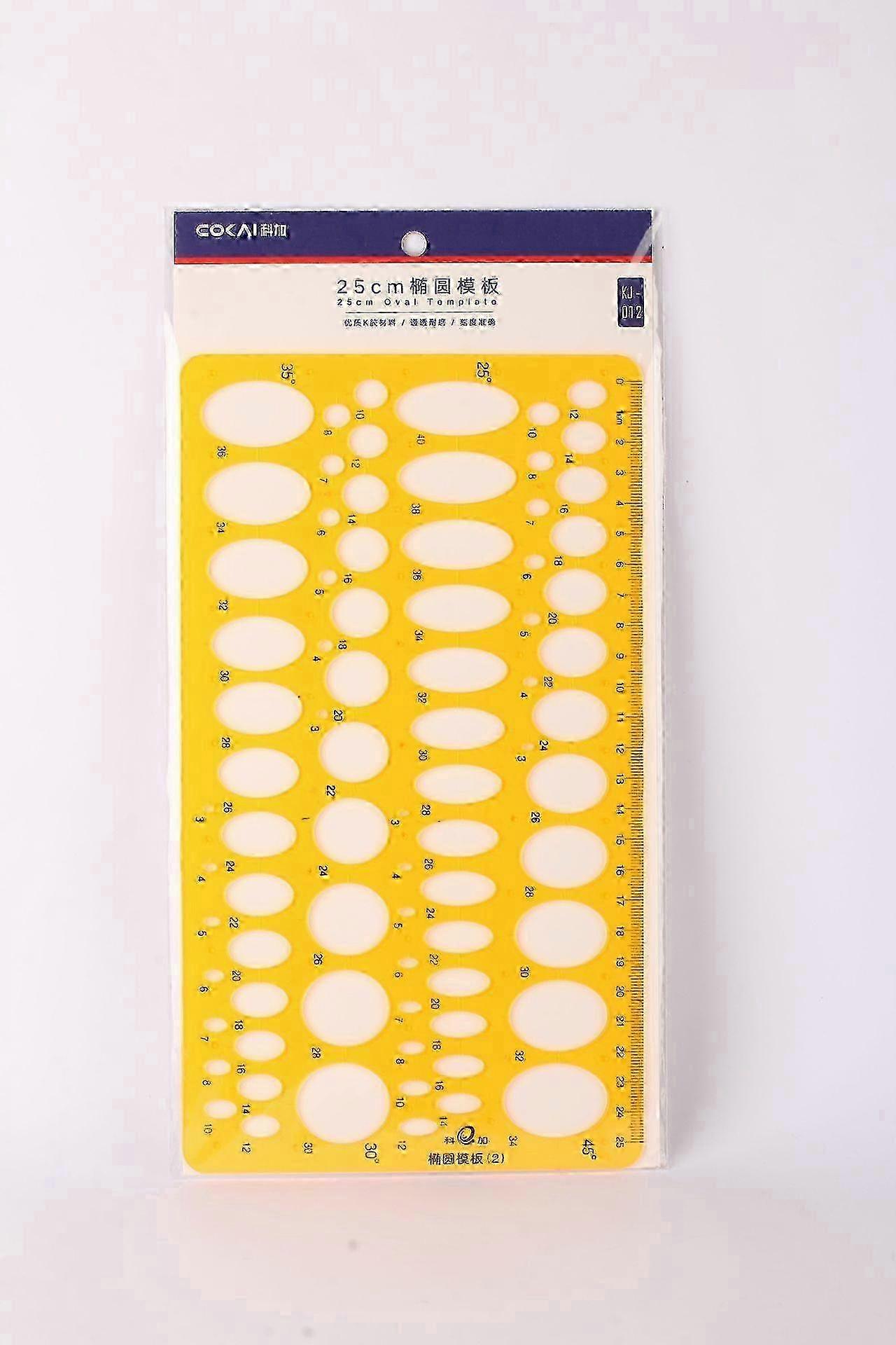 Reliable Oval Template Pair Plastic