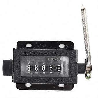 Mini Mekanisk Manuell telleapparat, D67-F 5 sifre Sifre Mekanisk tilbakestilling Resettable Tally Manuell telleapparat