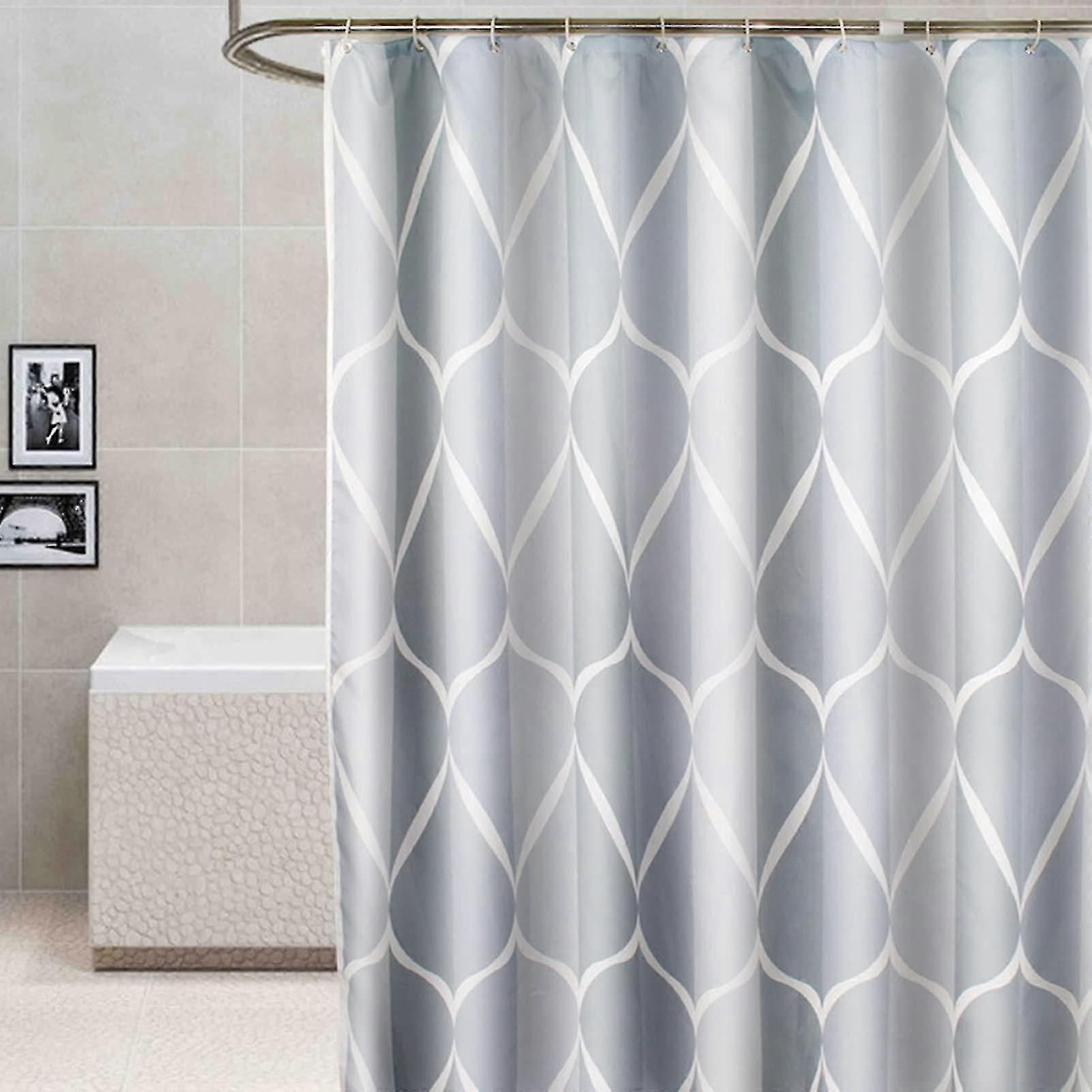 Mildew Resistant Polyester Shower Curtain