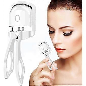 Beheizte Wimpernzange mit Silikonkissen, elektrische Wimpernzange, Mini-Wimpernzange mit USB-Aufladung