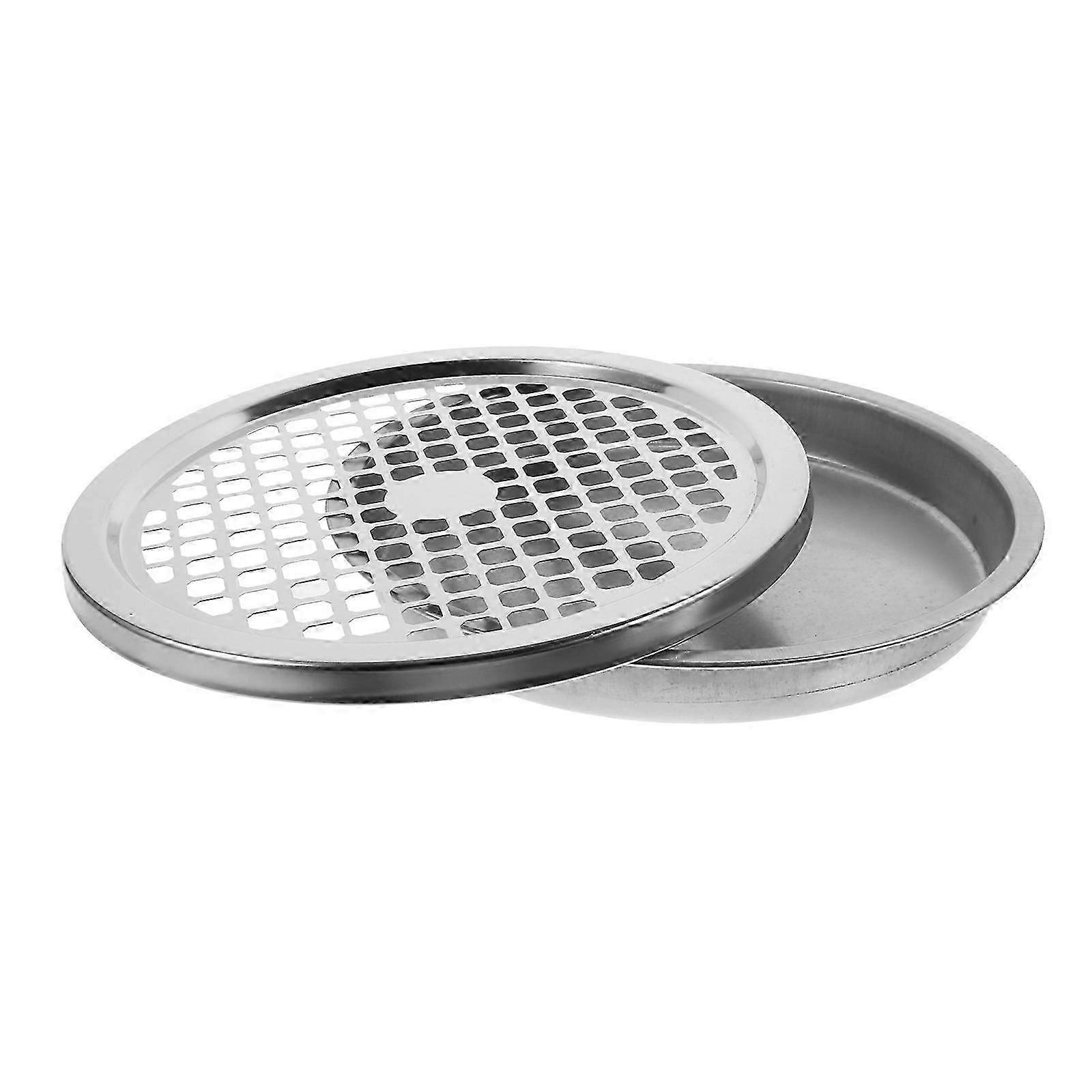 Stainless Steel Trash Can Lid for Ashtray Function 2Sets