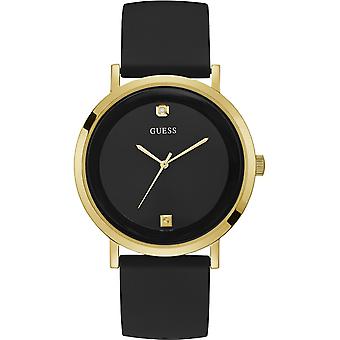 Guess doładowany japoński zegarek analogowy kwarcowy z silikonową bransoletą W1264G1