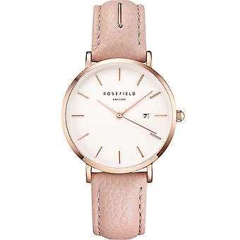 Rosefield september kwestie Quartz analoge vrouw horloge met SIBE-I81 Cowskin armband