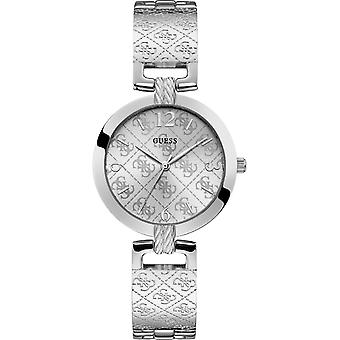 Guess g luxe Quartz Analog Woman Watch with W1228L1 Stainless Steel Bracelet