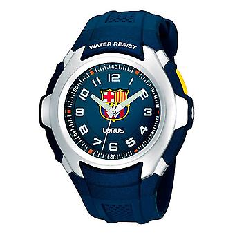 Lorus f.c.b.blue quartz analog man watch with R2319FX9 Rubber bracelet