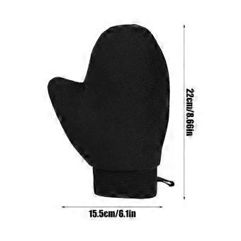 Tan Mitt Body Lotion Glove Self Tanning Mitt Double SidedPrevents Sticky Hands Applicator Portable Quick Dry Flocking Glove
