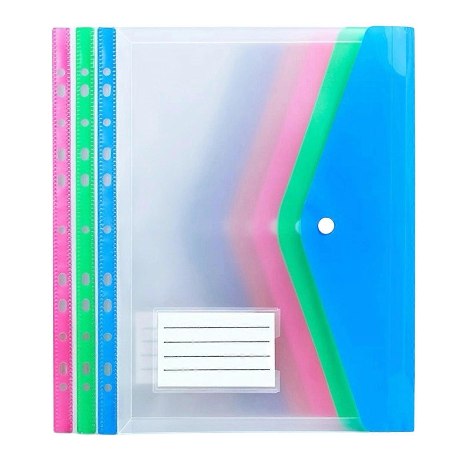 A4 Snap Folder Transparent PP