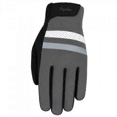 Rapha Brevet Suede Reflective Cycling Gloves