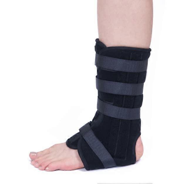 Adjustable Stirrup Ankle Support Brace with Rigid Stabiliser for Sprains, Tendonitis & Post-Op