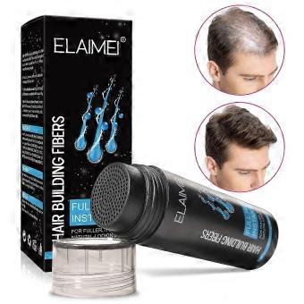 Keratin Hair Fibers for Thinning Hair, Professional Quality Powder, 15-Second Refill