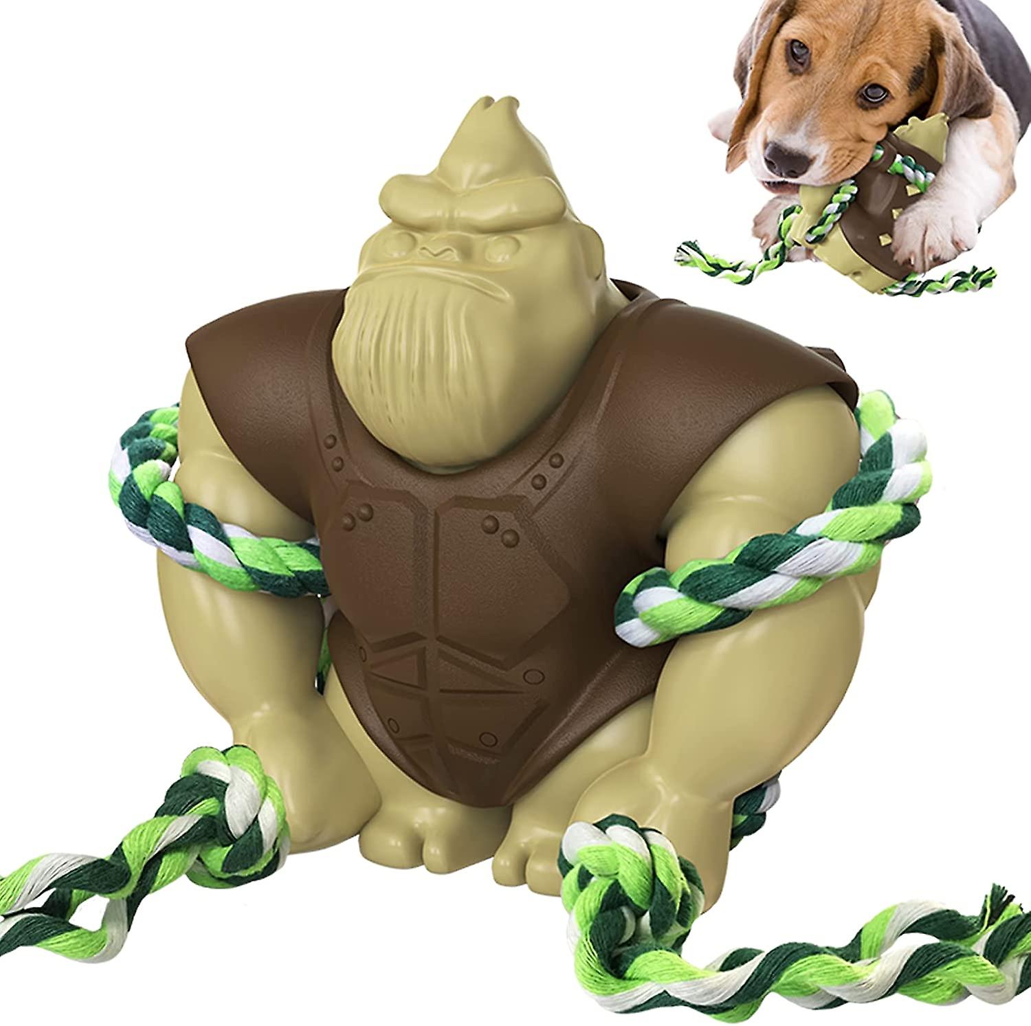 Dog Toys for Aggressive Chewers, Indestructible Dog Toys, Tough Durable Puppy Teething Chew Toys Gorilla for Medium Large Breed