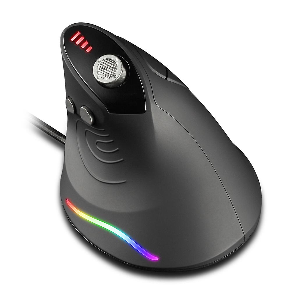 C-10 Wired Optical Vertical Mouse Programmable Gaming Mouse