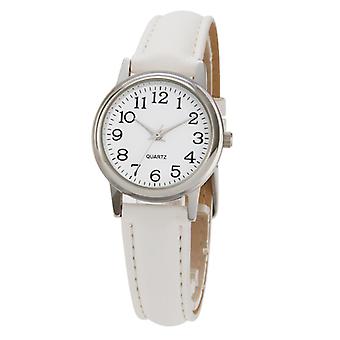 Veeki Women's Quartz Watch Leather Strap Waterproof Digital Watch Best Gift for Family