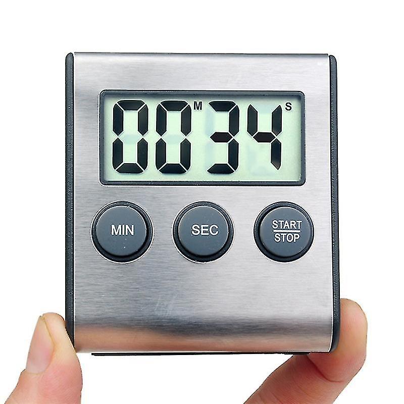 Kitchen Digital Timer Minute Second Timer Lcd Digital Screen Alarm Clock Cooking Count Up Countdown Stopwatch Sport Accessories