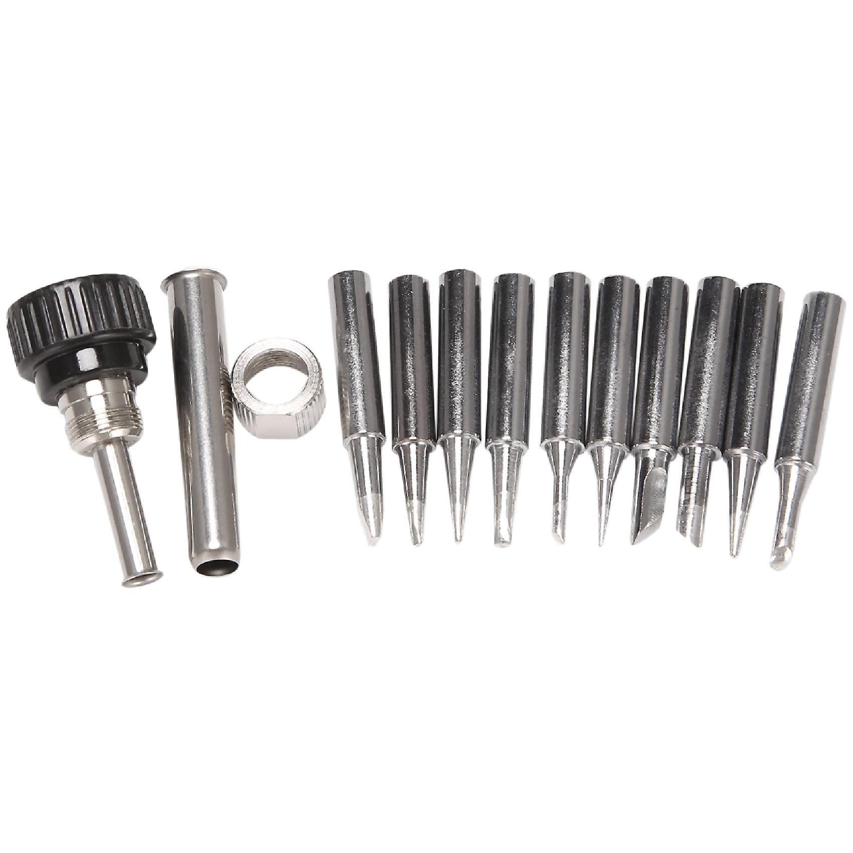11PC/Lot 900M-T Soldering Iron Tips Welding Tip 900M-T-I/B/K/1.2D/1.6D/2.4D/3.2D/2C/3C/4C Heating e