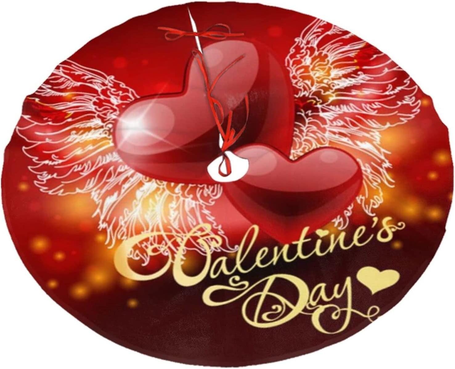 Christmas Tree Skirt Valentine's Day Christmas Decoration Plush Tree Skirt