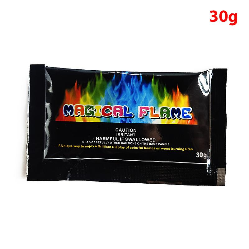 ماجيك فاير ملون ألسنة اللهب مسحوق النار أكياس الألعاب النارية في الهواء الطلق التخييم