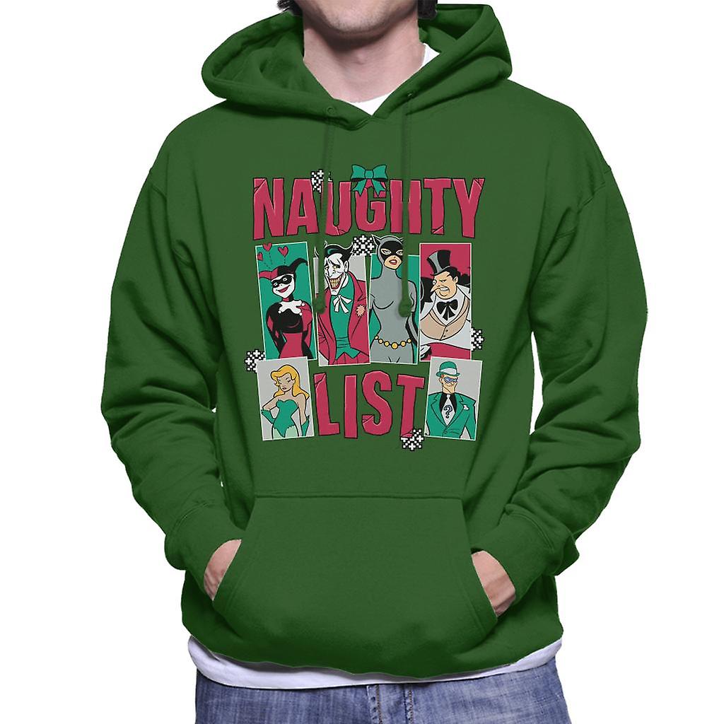 Batman Christmas Naughty List Sweat-shirt à capuche pour hommes
