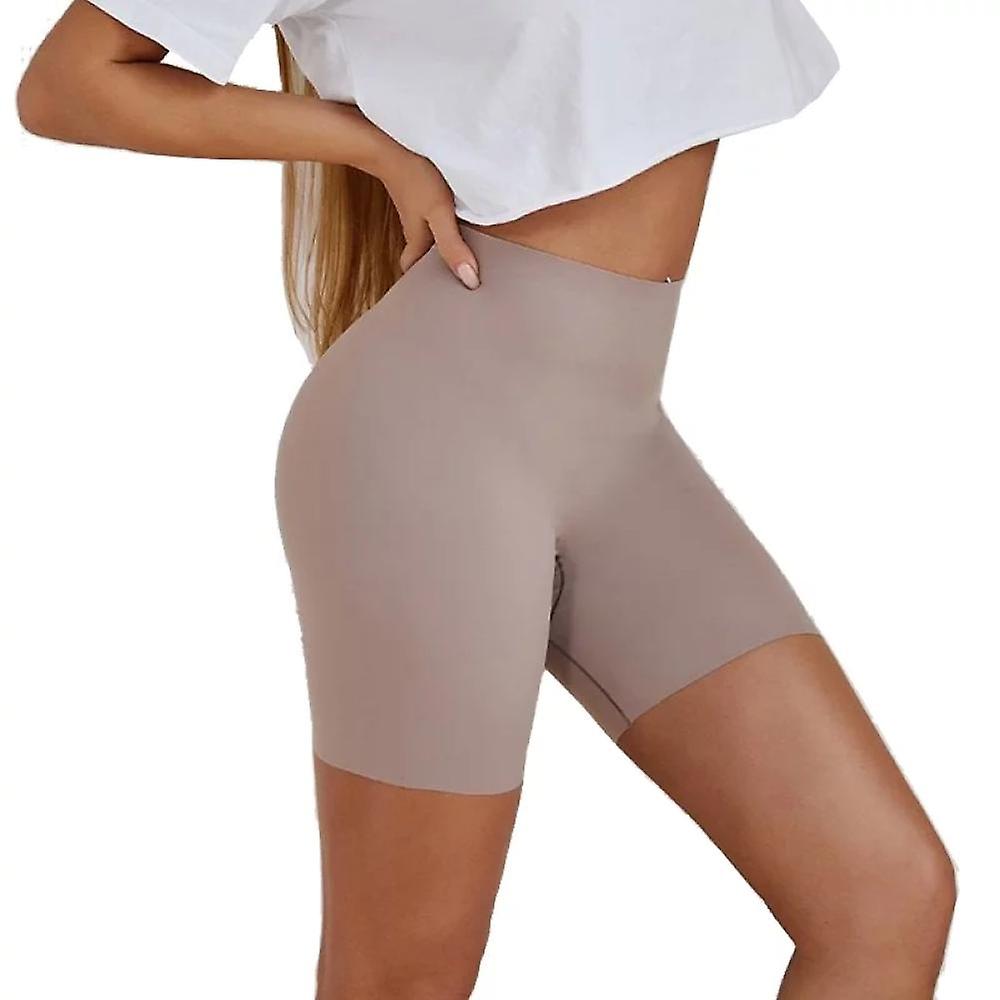 Women's Panties High Waist Tummy Hips Yoga Shorts Slim Shaping Ice