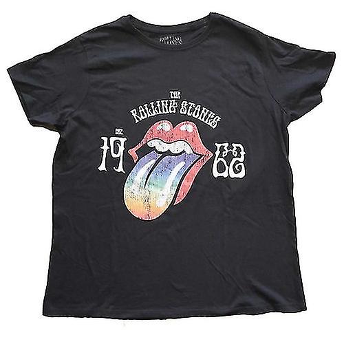 The Rolling Stones Womens/Ladies Sixty Rainbow Hi-Build T-Shirt