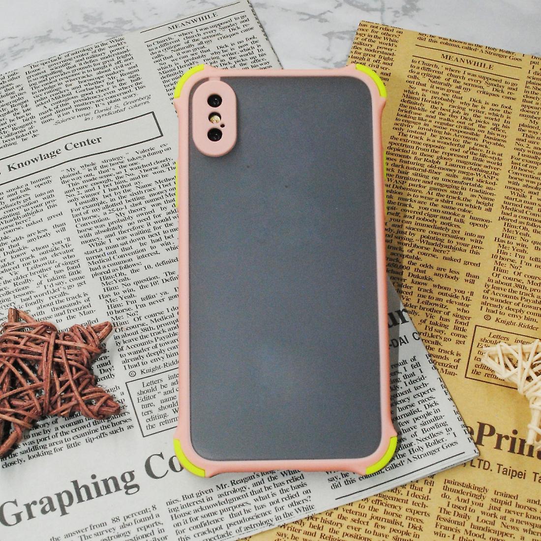 For iPhone XS/X TPU + PC Four Corner Anti Falling Skin Protection Shell