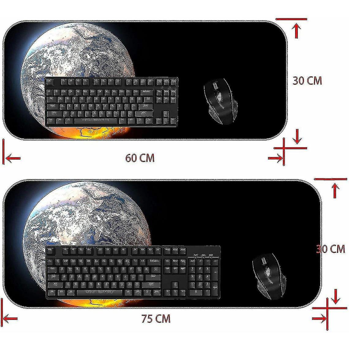 (750x300x3) Xxl Flor White Bird Office Desk Desk Mat Mat
