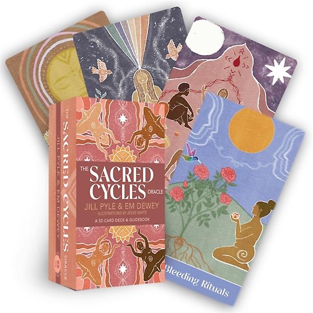 The Sacred Cycles Oracle by Em Dewey Cards Book