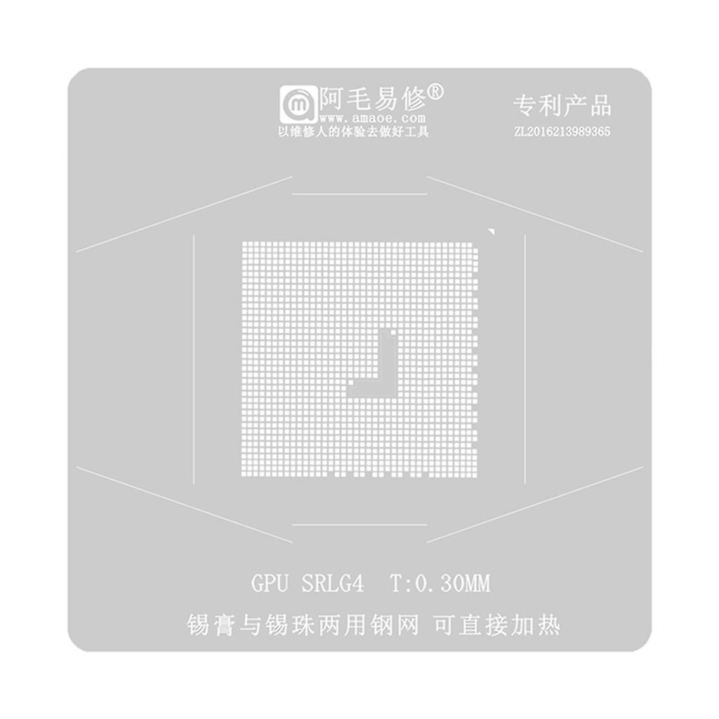 شبكة فولاذية كمبيوتر محمول رقاقة تدفق BGA Reballing قالب الاستنسل كيت محطة ريبول