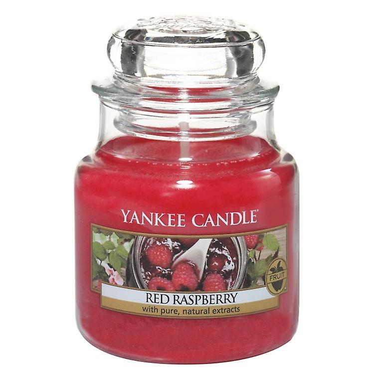 Yankee Vela Clásico Pequeño Jar Red Raspberry Candle 104g
