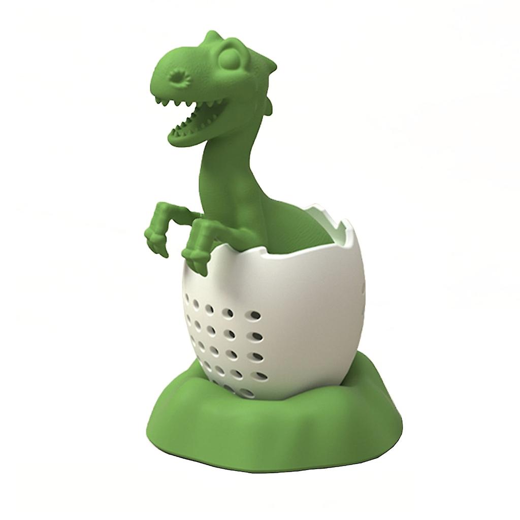 Silicone Material Green Tea Infuser Tea Filter Dinosaur Shaped Tea Strainers